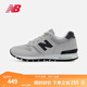 NEW BALANCE 官方休閑鞋男鞋女鞋簡(jiǎn)約經(jīng)典舒適百搭時(shí)尚輕便復(fù)古運(yùn)動(dòng)鞋565系列 灰色 ML565CLG 42 (腳長(zhǎng)26.5cm)