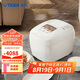 虎牌（TIGER）電飯煲Pro 智能壓力IH 日本進(jìn)口土鍋涂層壓力電飯煲4-5人絲光白 5LJPT-H18C 