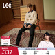 Lee【張凌赫代言】723修身中腰直腳黑色男牛仔長褲潮流LMB1007201 黑色（31褲長） 31