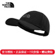 The North Face 北面運(yùn)動(dòng)帽男女新款戶外棒球帽遮陽透氣休閑帽子硬頂鴨舌帽4VSV JK3/黑色 OS/均碼/57.8cm