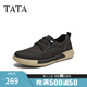 他她（TATA）腳蹬軟底布鞋男士商務(wù)休閑爸爸鞋2025春季新款VMX01AM5 黑色 42