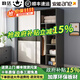 浩玄推拉門(mén)衣柜家用臥室新款2025爆款出租房用兒童木質(zhì)衣櫥簡(jiǎn)易小戶(hù)型 黑灰色（長(cháng)140cm主柜）