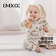 嫚熙（EMXEE）嫚熙新品嬰兒連體衣絲柔果棉寶寶新生爬服哈衣