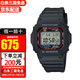 卡西歐(CASIO)G-SHOCK小方塊頭文字D運(yùn)動(dòng)男表 小紅圈太陽(yáng)能+電波GW-M5610U-1