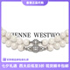 薇薇安·威斯特伍德（Vivienne Westwood）[代購現貨](méi)西太后土星雙層珍珠磁扣項鏈輕奢項鏈送女友老婆媽媽七夕禮物 銀色雙排