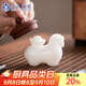 蘇氏陶瓷（SUSHI CERAMICS）冰種玉瓷馬上有錢茶寵擺件禮盒裝茶桌茶具配件高檔伴手禮