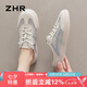 ZHR涼拖鞋女真牛皮透氣網(wǎng)洞半包拖女輕便外穿女鞋 A67ET 米灰 36 