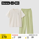 蕉內(nèi)棉棉305H女士睡衣睡褲春夏季純棉100%棉短袖情侶家居服夏天可外穿