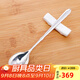 歸銀堂勺子純銀999長(cháng)柄飯勺咖啡勺湯勺足銀圓勺手工銀餐具送禮送寶寶 大號+證書(shū)+禮盒