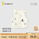 童泰（TONGTAI）嬰兒保暖馬甲秋冬季純棉寶寶夾棉衣服兒童休閑坎肩外出上衣 藍色 80 cm