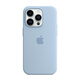 京營(yíng)Apple/蘋(píng)果14promax手機(jī)殼iphone14pro液態(tài)硅膠殼plus正品MagSafe磁吸透明保護(hù)套簡(jiǎn)約男女全包防摔 (晴空藍(lán)色)MagSafe磁吸動(dòng)畫(huà)款 iPhone 14