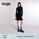 Maje2024秋冬款女裝黑色修身喇叭袖約會(huì )針織連衣裙MFPRO03828 黑色 T36