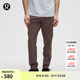 lululemon丨Zeroed In 男士修身剪裁多功能長(cháng)褲 *常規款 LM5AZSS 濃縮咖啡色 M