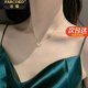 法蔻（farcoko）蝴蝶項鏈女鎖骨鏈新款氣質(zhì)簡約鎖骨鏈生日七夕情人節(jié)生禮物送女友 蝴蝶項鏈