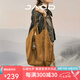 JACD復(fù)古豹紋包包女大容量托特包通勤女包新款單肩大包七夕禮物 烤山核桃-送肩墊