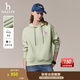 哈吉斯（HAZZYS）女裝 秋季女士衛衣純色活力連帽運動(dòng)休閑風(fēng)套頭衛衣女 淺綠色LG M (160/84A 38)
