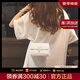CALWAN KEODH包包新款2025包包女包斜挎包真皮高級感小眾生日禮物送女友老婆 【米白】輕奢時尚百搭鏈條包實用走心女生閨蜜