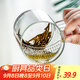 格娜斯玻璃茶杯分離水杯月牙過濾網(wǎng)泡茶杯帶把綠茶杯茶水分離杯460ml帶蓋