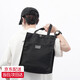 言象手提包男帆布包男士手提袋大容量商務(wù)公文包通勤包托特包文件布袋 字母商務(wù)手提包【黑色】 通用規格