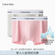 Calvin Klein內(nèi)衣【七夕禮盒明星同款摩登引力帶】25男兩條ck棉質(zhì)內(nèi)褲男NB4391 VR3-冰粉/淺麻灰 2條 L