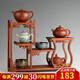 錦格博古架小號(hào)實(shí)木茶壺架紫砂壺架子花梨木茶架展示置物架茶具收納架 四方之志博古架：40*11*32cm