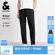 杰克·瓊斯（JACK&JONES）25年男裝秋季休閑褲男百搭松緊腰商務(wù)長褲萊賽爾親膚品牌褲子男士 E40黑色 31 175