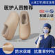 ECAC手術(shù)室防水棉拖鞋女冬包跟外穿2025新款毛絨保暖醫用防滑抗菌棉鞋 卡其色【醫護級】防水保暖 38 /39 【適合37/38腳穿】