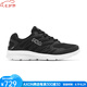 斐樂(lè)（FILA）男鞋夏季透氣輕便減震跑步鞋Memory休閑鞋運(yùn)動(dòng)鞋健身鞋新款跳操鞋 Black White Silver黑色越野跑鞋 42 碼=US9