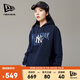 NEW ERA紐亦華MLB衛衣男女秋冬運動(dòng)連帽套頭衫NY情侶純棉長(cháng)袖13040838-L