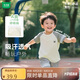 迷你木木屋兒童短袖套裝夏季男女童純棉套裝中小童運動(dòng)服 灰色條紋 120