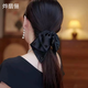 燁翡儷黑鉆緞面蝴蝶結抓夾女氣質(zhì)高級感發(fā)飾發(fā)夾半扎發(fā)馬尾夾頭飾夾子