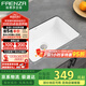 法恩莎臺(tái)盆面盆嵌入式方形臺(tái)下盆陶瓷洗手洗臉盆衛(wèi)生間陽(yáng)臺(tái)家用 FP4625C