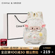 CinvaiKrose官方高質(zhì)感毛絨小羊雙肩包女式2025新款輕便學生背包 彩虹白