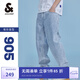 杰克·瓊斯（JACK&JONES）25年男裝秋季潮流寬松直筒錐腿涼感潮牌牛仔褲休閑褲子九分男褲 E40淺牛仔藍(lán) 905錐形 31 175 W31
