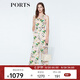 PORTS寶姿 新品 女裝無(wú)袖印花高腰連體褲LN8P100HPT041 粉色印花 L (8)