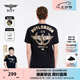 BOY LONDON【榮耀使者】短袖男女秋季燙金麥穗老鷹黑色T恤N01906 黑色 L