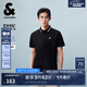 杰克·瓊斯（JACK&JONES）男裝25年涼感POLO衫男士翻領(lǐng)短袖T恤夏季潮流商務(wù)休閑高端半袖 E40黑色 常規(guī) M