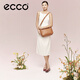 愛步（ECCO）七夕禮物 單肩包 2025新款輕奢牛皮手提包女包 小號肩背包9108224 棕色910822490768