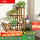 安爾雅 花架子室內(nèi)外客廳陽(yáng)臺(tái)多肉植物架多層盆景架現(xiàn)代簡(jiǎn)約置物架