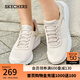 斯凱奇（Skechers）七夕情人節(jié)禮物女鞋Silp ins閃穿鞋一腳蹬休閑健步鞋117504 乳白色/OFWT 37
