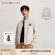 TOMMY HILFIGER【雙面穿】秋冬男女休閑美式學(xué)院棒球領(lǐng)飛行員夾克外套34451 米白色/印花AEF S （推薦：120-135斤）