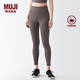 無印良品（MUJI） Walker 女式 易干 收腿褲 BIH02A3S 打底褲 中灰色 L