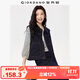 佐丹奴牛仔馬甲女秋冬明線口袋寬松翻領(lǐng)無袖牛仔外套05375670