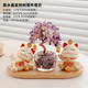赟婭黃水晶發(fā)財樹(shù)招財貓入戶(hù)玄關(guān)辦公室桌面擺件家居裝飾喬遷生日禮物 招財進(jìn)寶招財貓發(fā)財樹(shù)套裝【紫色】