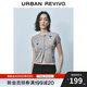 UR2025秋季新款女立體蝴蝶結花朵裝飾短袖針織開(kāi)衫UYY950057 冷灰 L