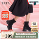 他她 喵爪系列Tata彈力靴女靴CEG01DZ4 黑色 36