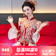 枝己秀禾服婚紗新娘主紗高檔2025新款訂婚服裝新中式結(jié)婚禮服敬酒服 LZ541 M