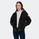 加拿大鵝（Canada Goose）Simcoe 女士羊羔絨連帽衫羊毛抓絨夾克大鵝外套 7016W 61 黑色 XS