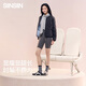 SIINSIIN6.0Air五分鯊魚(yú)褲女外穿瑜伽褲2025新款秋騎行短運(yùn)動(dòng)打底 【五分款】顯瘦黑 L （105-120斤）