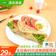 澤眾（zezon）清真手抓餅早餐食材冷凍面點(diǎn)手抓餅面皮速凍 清真手抓餅1kg+清真原味烤腸500g